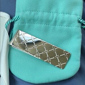 Tiffany Silver Patterned money clip